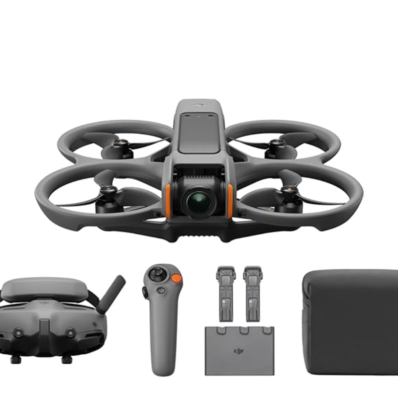 DJI Avata 2 飞行套装无人机/FPV穿越机套装 (含3块电池/4K拍摄/155°超广角/内置护桨) 灰色