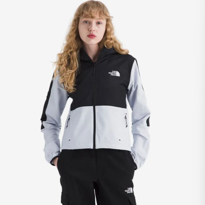 The North Face 女款 Tekware Grid 抓绒外套/轻量拉链运动夹克 (清仓特价/适合春秋户外) OTI-MYSTIC HAZE