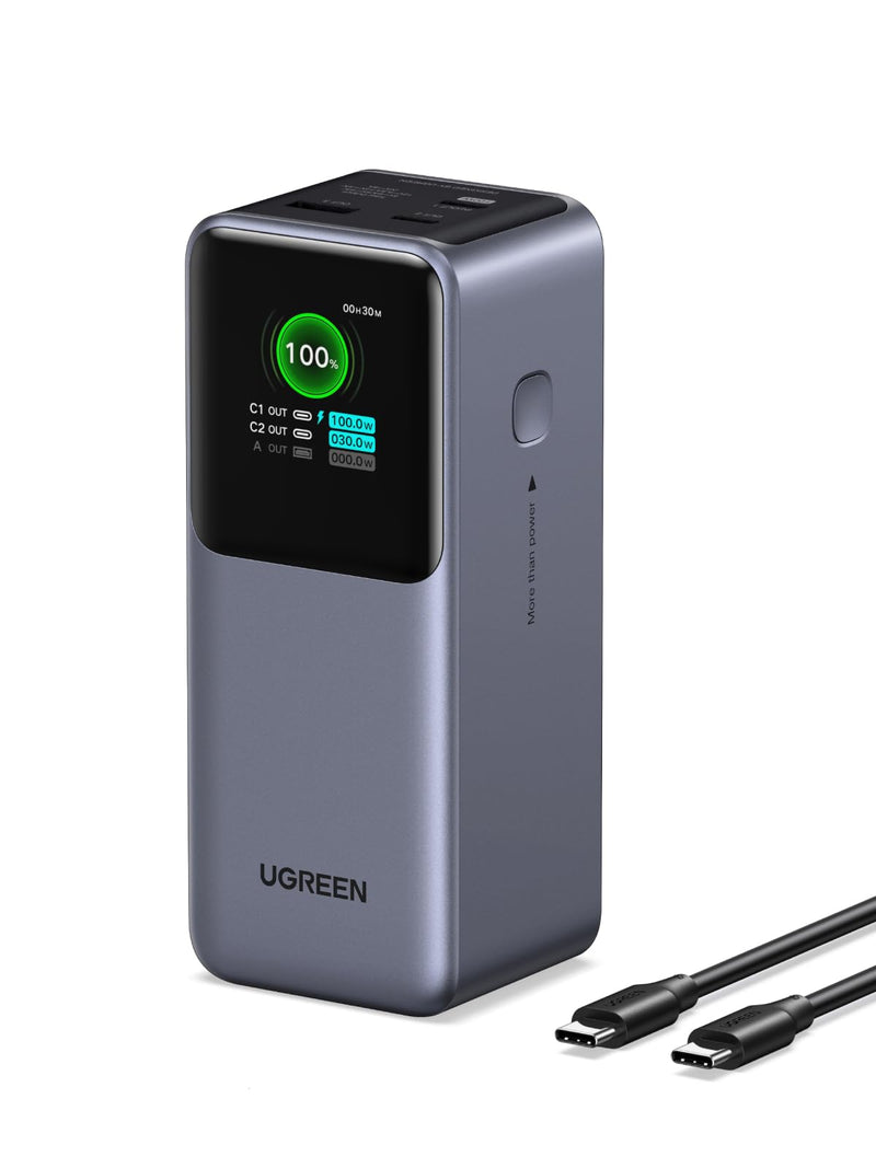 UGREEN 20000mAh 130W三口快充移动电源