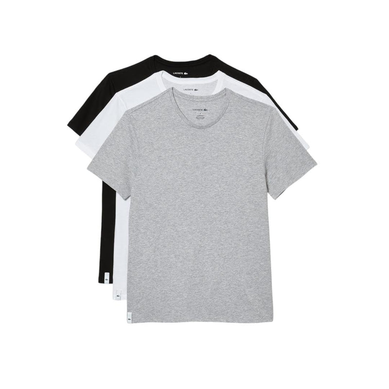 Lacoste TH3451-BXY 男士纯棉修身圆领T恤三件装