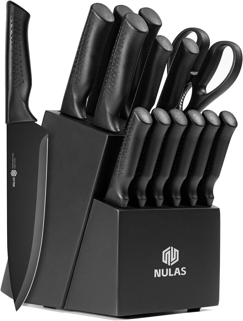 NULAS GD-20 15件套自磨刀厨房刀具套装