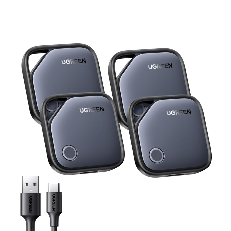 UGREEN 75119P FineTrack 苹果Find My 蓝牙防丢器 4件套