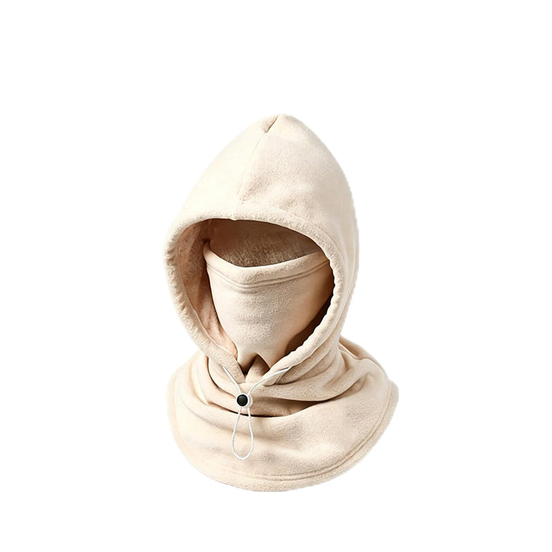 LanChuBo 冬季保暖帽子 三合一法兰绒保暖面罩滑雪帽