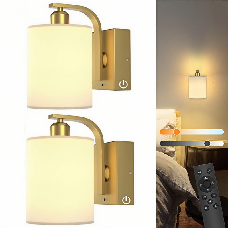 iThird Rlamp-G2P-001 金色无线壁灯两件套