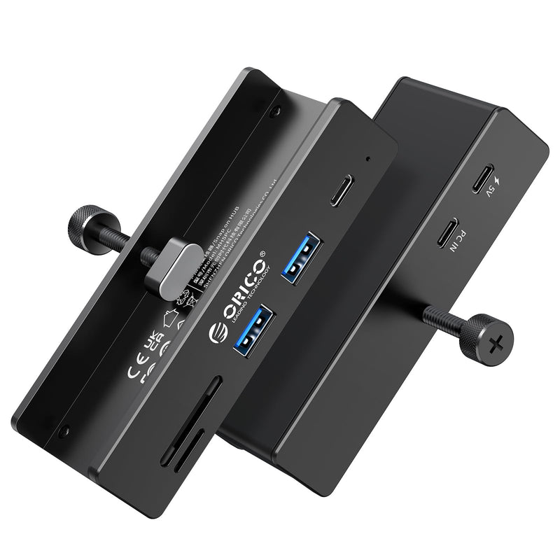 Orico ORICO-MH5PC-10-BK-BP 桌面夹式USB 3.2多功能扩展坞