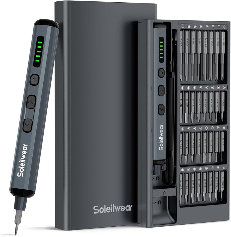 Soleilwear 70合1精修电动螺丝刀套组 5档扭矩调节 有额外code