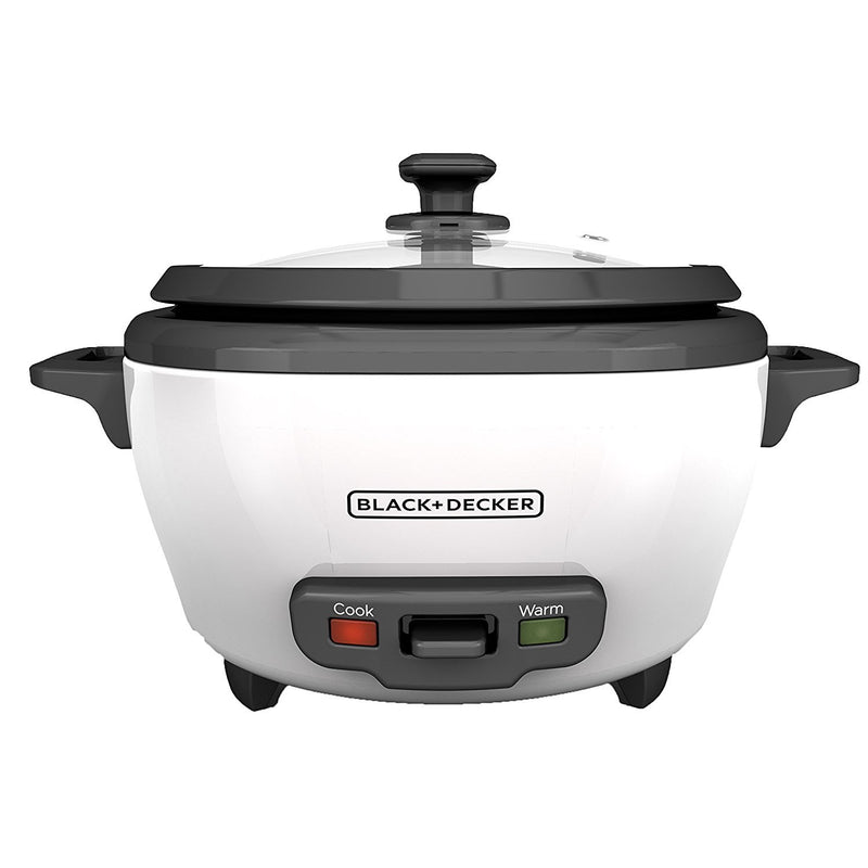 BLACK+DECKER 6杯容量2合1电饭煲食物蒸锅