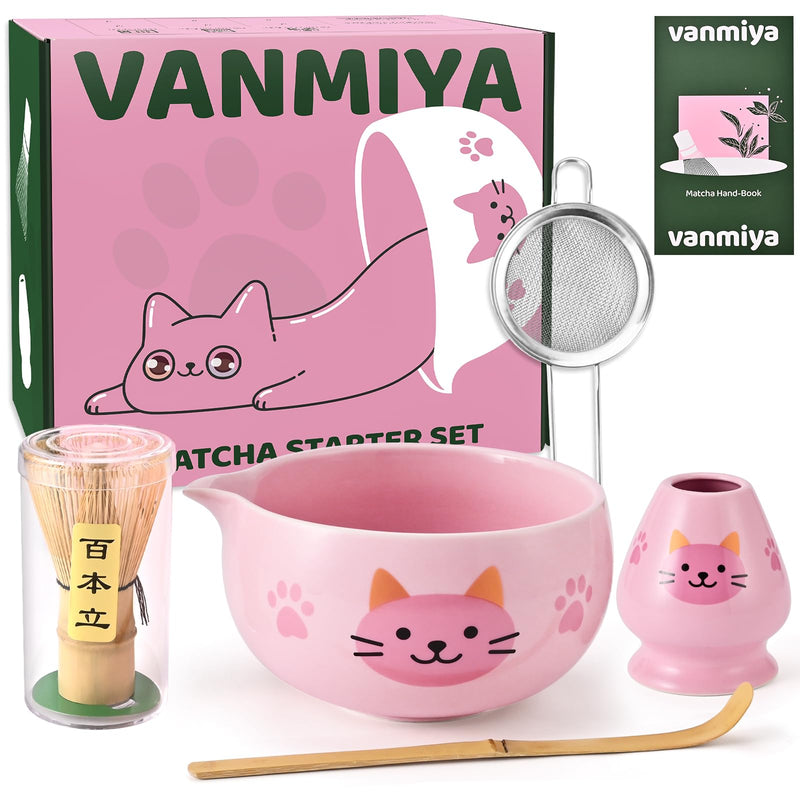vanmiya CA-MS5-P001 陶瓷抹茶茶具套装
