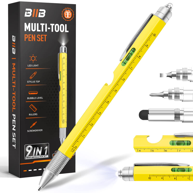 BIIB GJ0052-YE-SET 九合一多功能工具笔