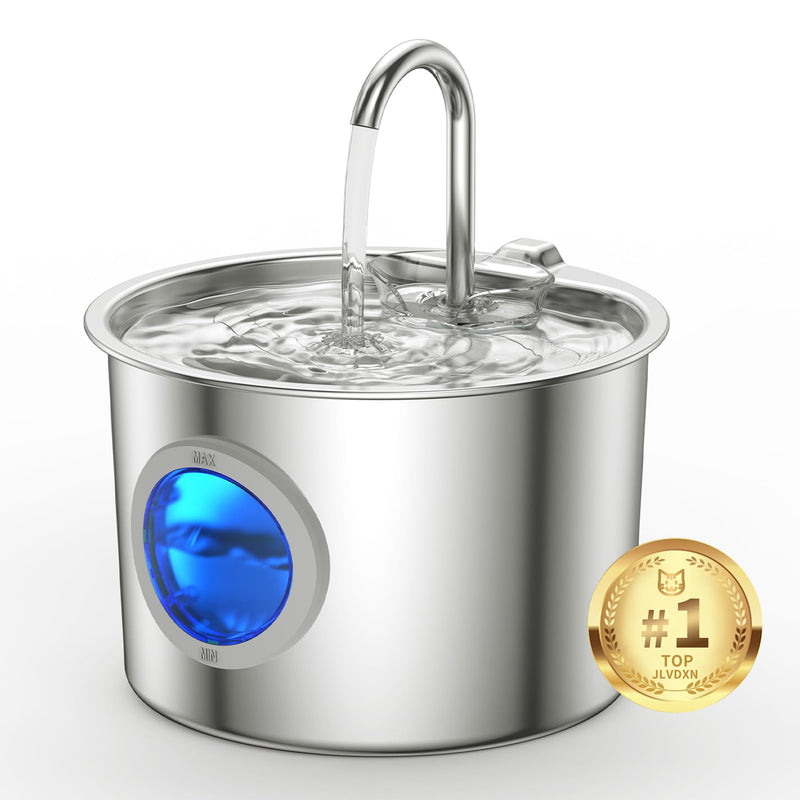 JLVDXN Fe-inox-2.2l 不锈钢宠物饮水机