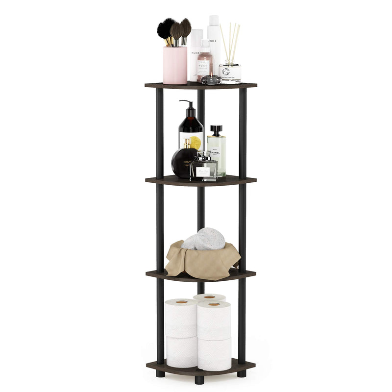 Furinno 12078DB-WG/BK 转角置物架书架
