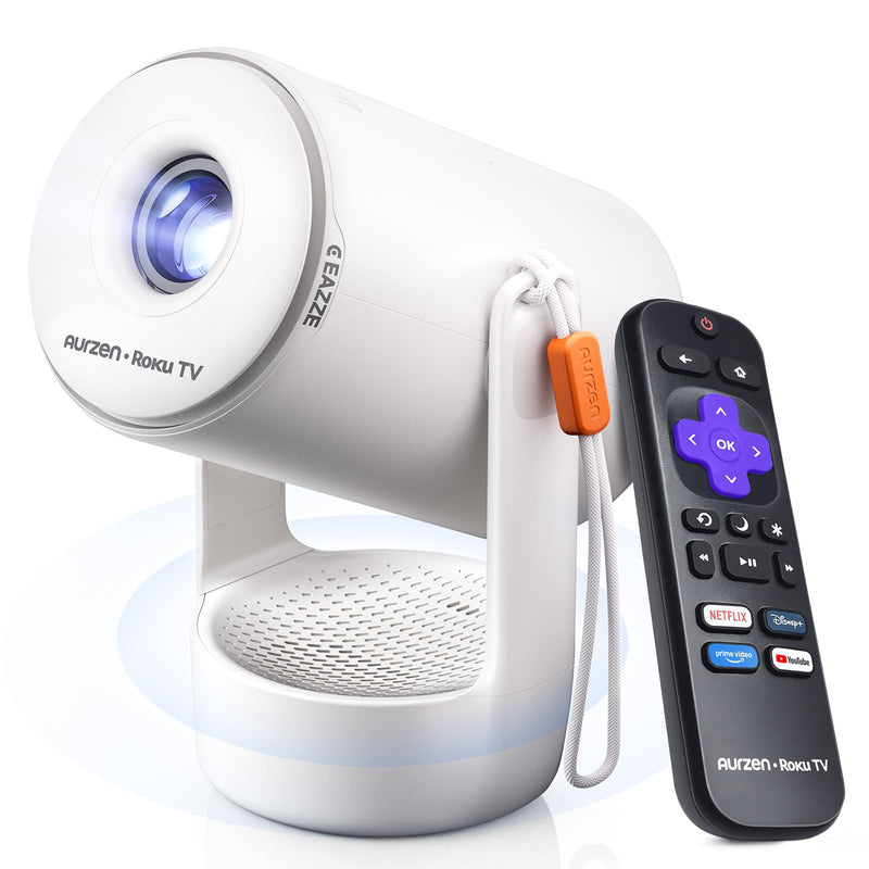 Aurzen A04A11 Roku智能便携迷你投影仪