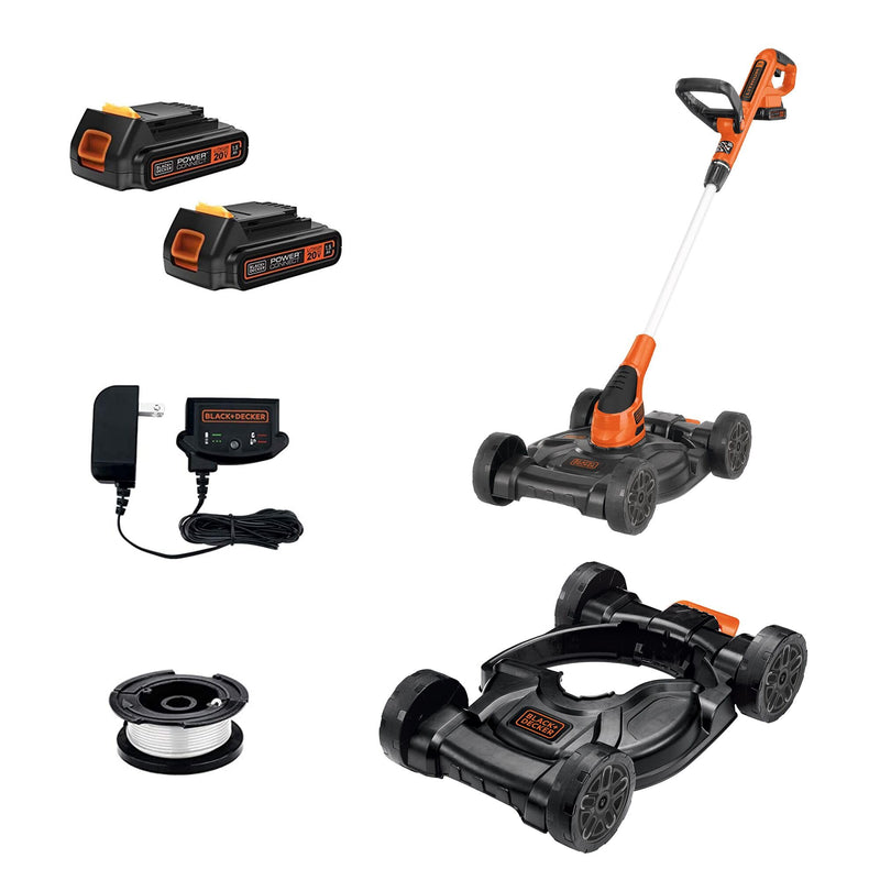 BLACK+DECKER MTC220 无线三合一割草修剪打边机