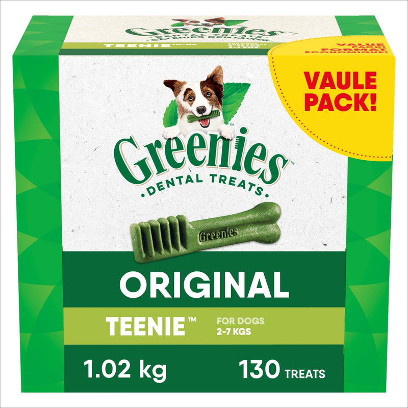 Greenies 10123651 迷你原味洁齿狗零食 (130支装)
