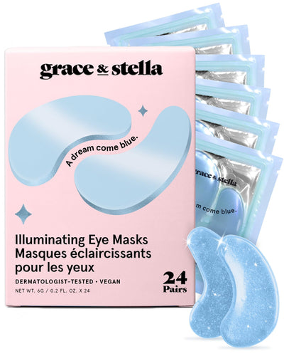 grace & stella 蓝色24对 焕活眼周凝胶眼膜