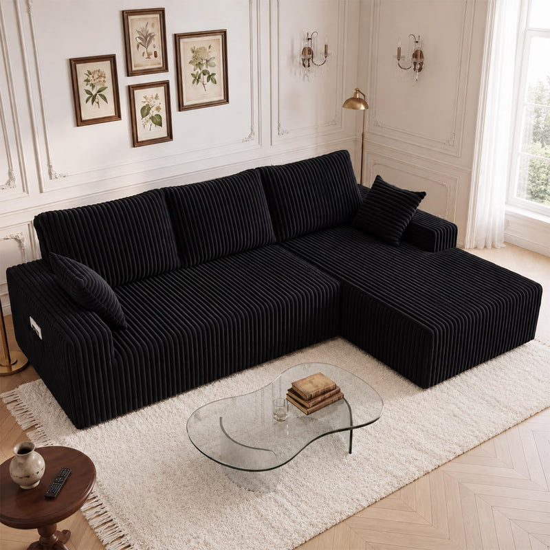 Ucozy W011 108英寸云朵模块化深座L型沙发