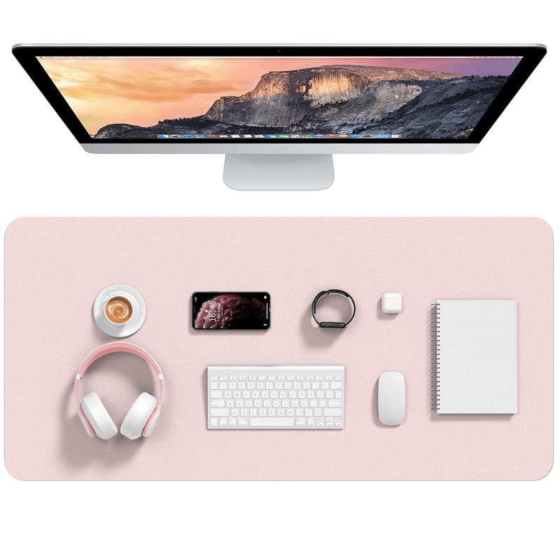 Hsurbtra 355-Deskpad-Pink 皮革多功能桌面垫