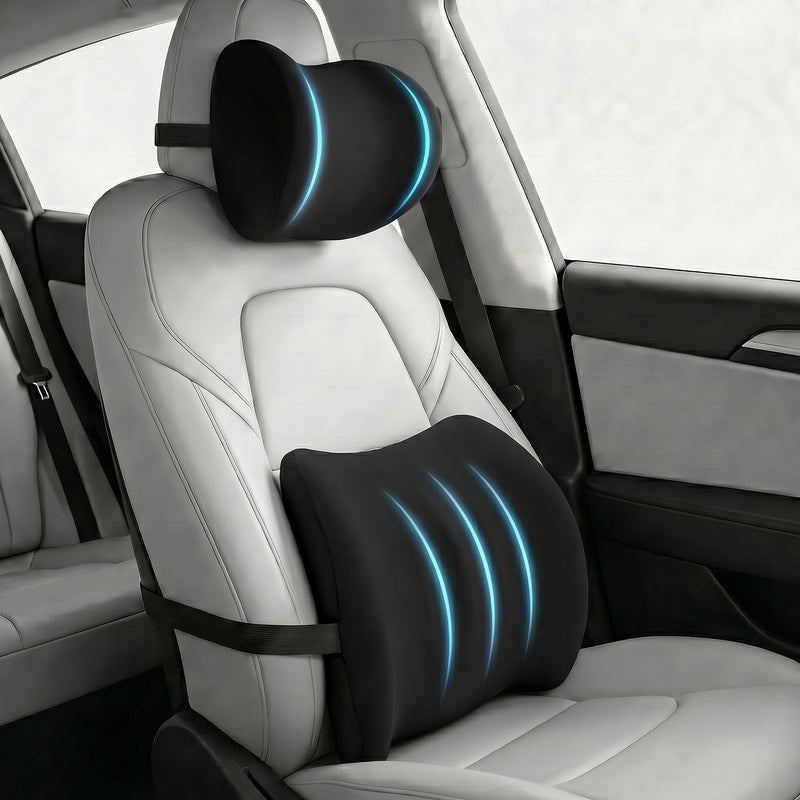 Urban Deco Seat Cushion 汽车记忆棉颈枕腰靠套装