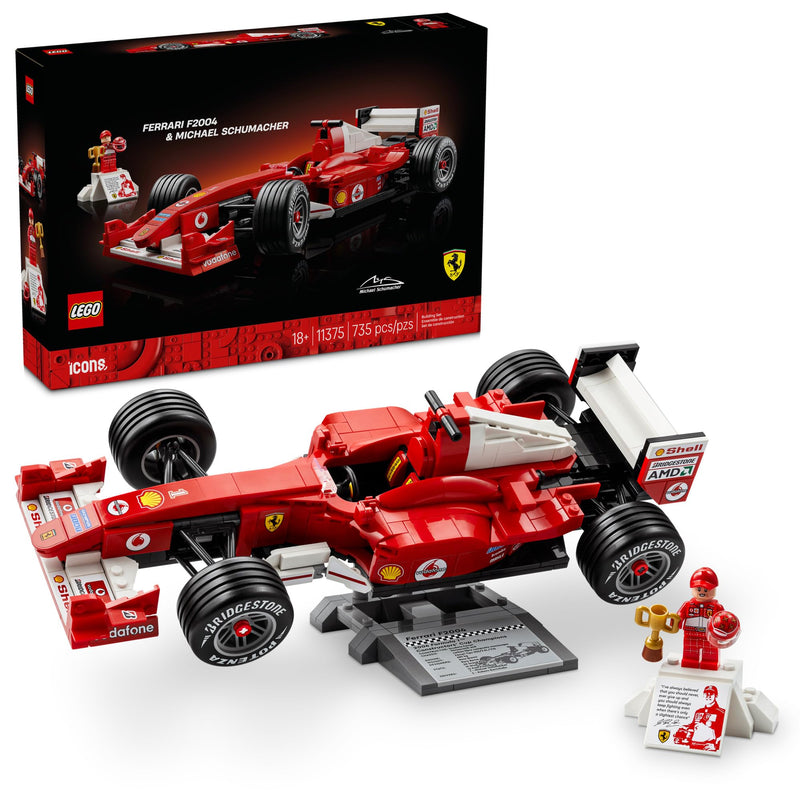 LEGO 6588524 乐高法拉利F2004 & 迈克尔·舒马赫拼搭套装