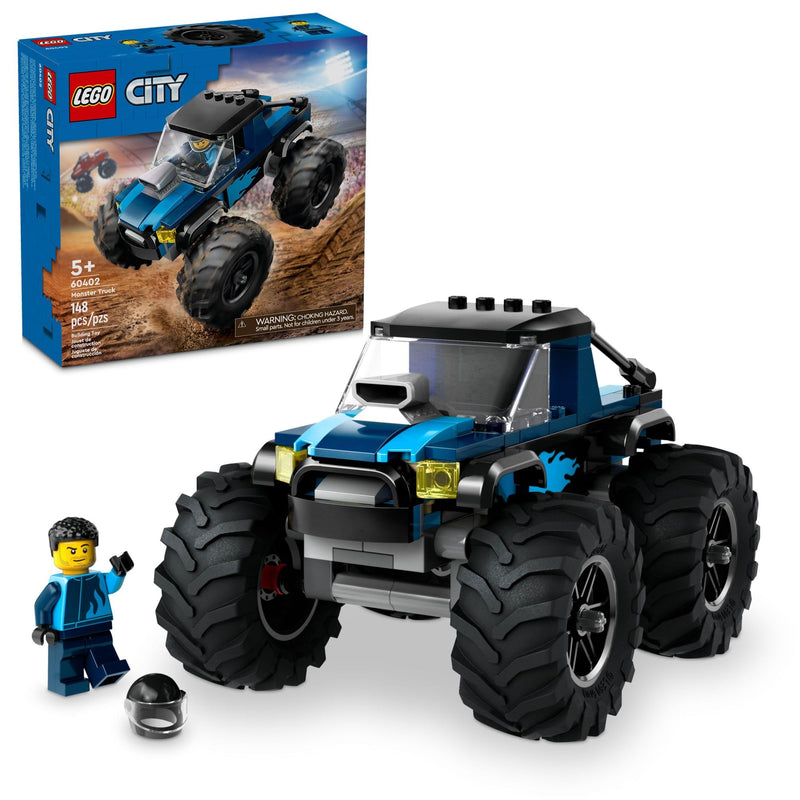 乐高 LEGO 60402 城市系列蓝色怪物卡车越野玩具套装