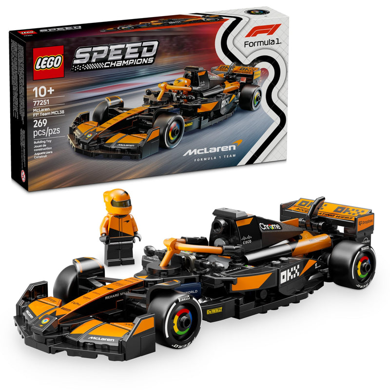 乐高 6527012 速度冠军迈凯伦F1赛车玩具