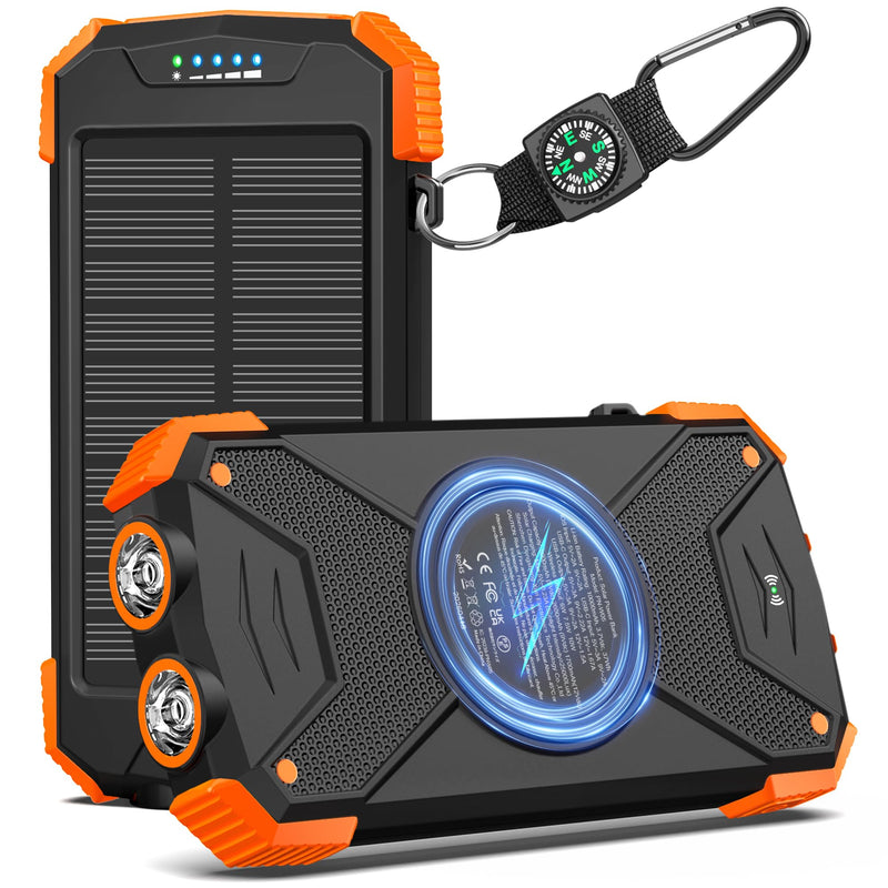 BLAVOR PN-W05 10000mAh 太阳能移动电源 无线充电宝