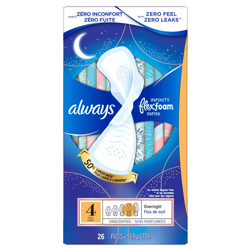 Always Infinity FlexFoam 夜用卫生巾