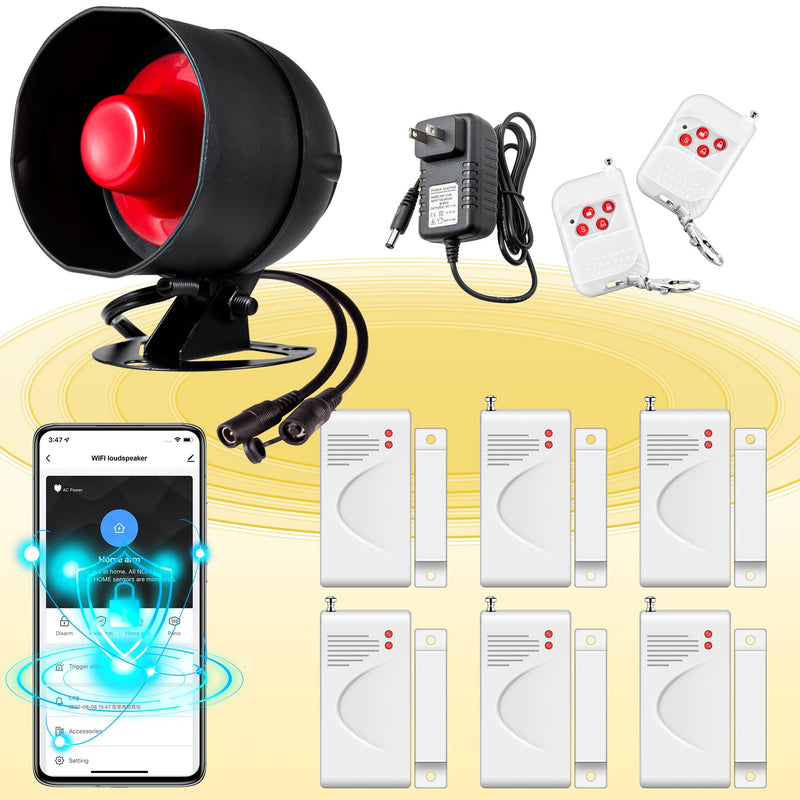 TOWODE Home Alarm System 智能WiFi安防系统套件