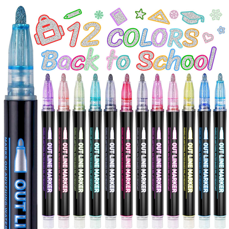 ZOOI ZKY-SXB-12 闪光描边笔