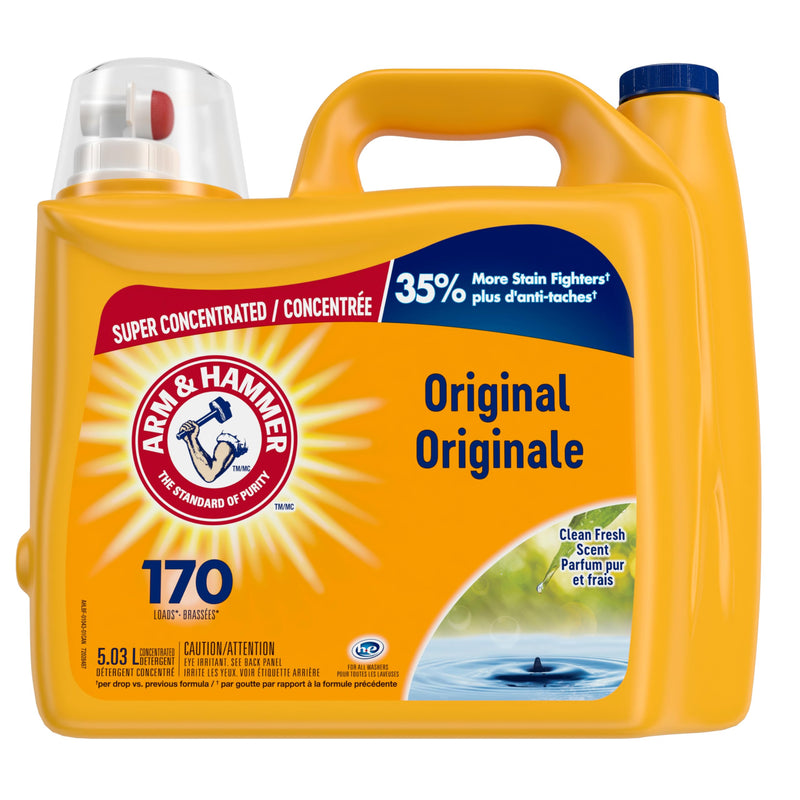 Arm & Hammer 065333010430 超浓缩洗衣液 清新香型