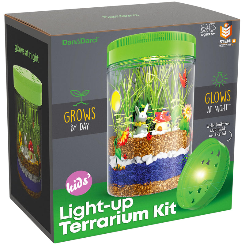 Dan&Darci Terrarium for Kids 儿童迷你发光生态瓶套装