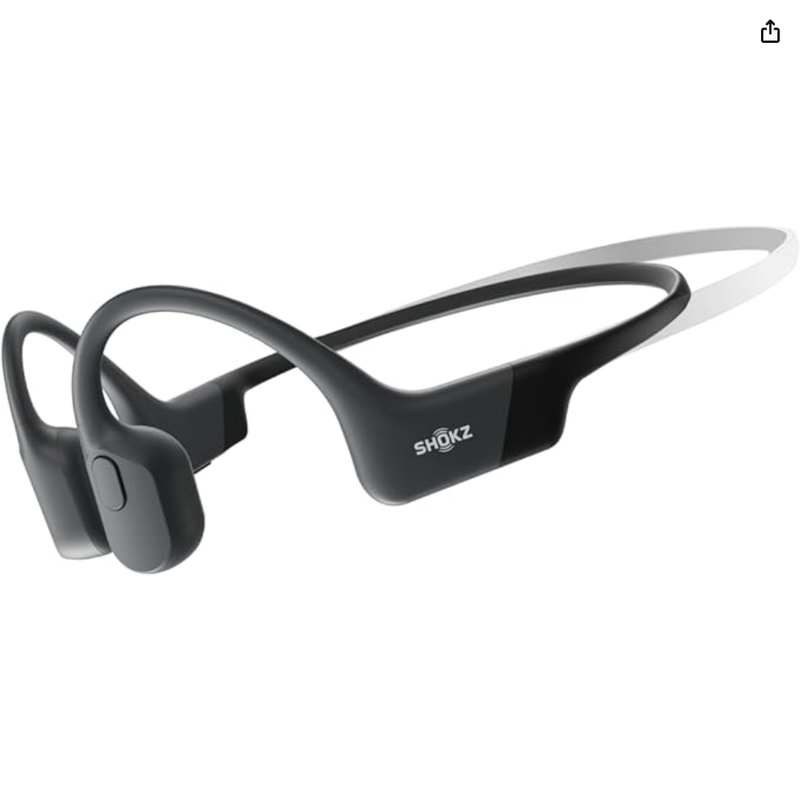 Shokz OpenRun Mini 骨传导运动耳机 (Mini版/IP67防水/8小时续航) 黑色
