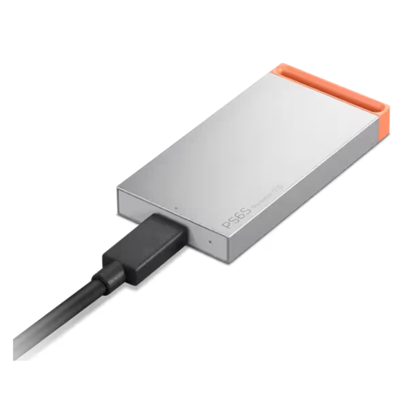 Lenovo 联想 PS6S 512GB 便携式移动固态硬盘(USB 3.1 Gen 2/读速550MB/s/超轻金属机身/仅40g)
