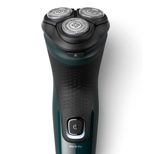 Philips 飞利浦 3000X系列 电动剃须刀 (干湿两用/4D浮动刀头/带弹出式修剪器) 深林绿
