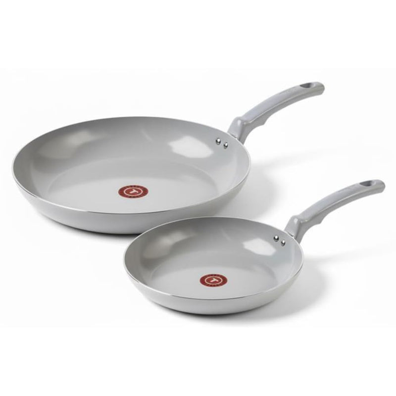 T-Fal C486S264 陶瓷不粘煎锅2件套 (8英寸和10英寸)