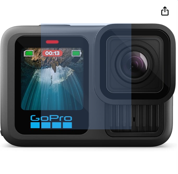 GoPro HERO13 Black 运动相机 (5.3K60视频/27MP照片/防水/HB镜头兼容) 黑色