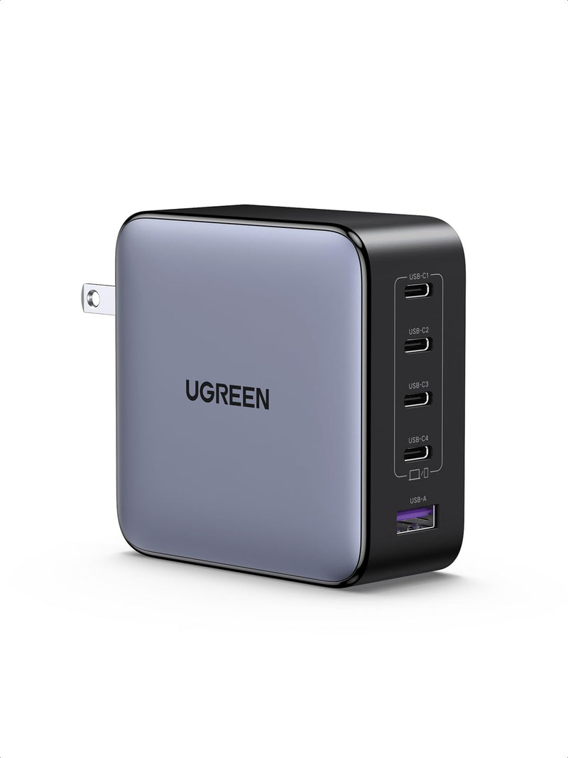 UGREEN 35535 100W 五口氮化镓USB C快充充电器