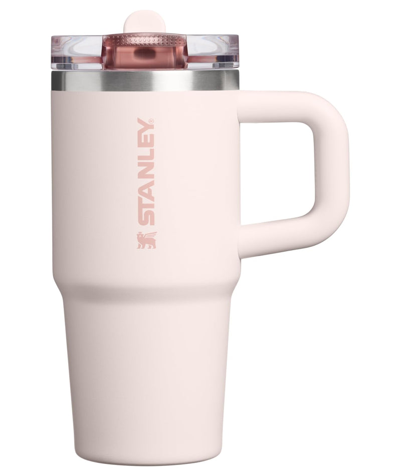 Stanley 100000146353 Quencher ProTour 翻盖吸管保温杯 玫瑰石英粉 14盎司