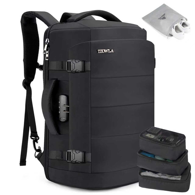 Tzowla JP-Tz-IIIT-17.3-Black 17.3英寸旅行笔记本背包