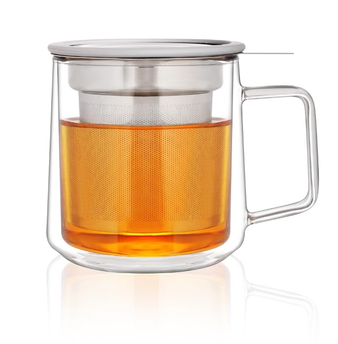 CNGLASS B51 双层玻璃泡茶杯