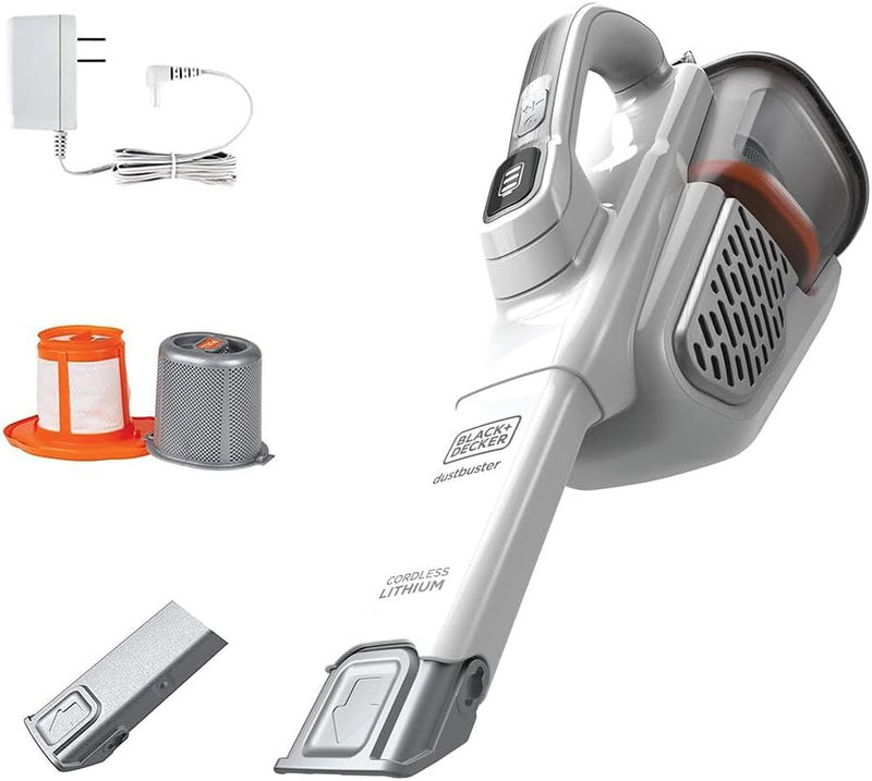 BLACK+DECKER Dustbuster 无绳手持吸尘器（AdvancedClean+/超长缝隙工具/大吸力）