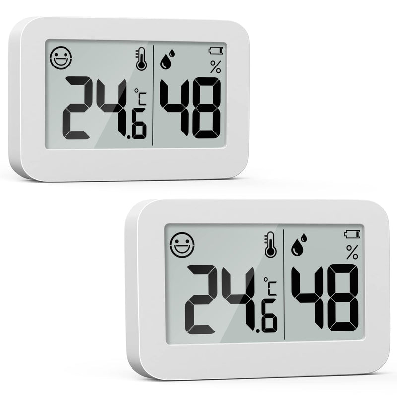 DOOMAY 5289-2Pack-EU 迷你室内温湿度计2件套