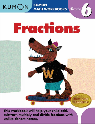 Generic Kumon 6年级分数练习册