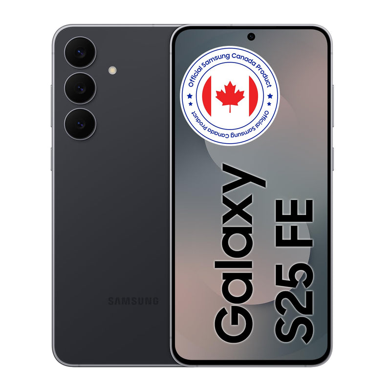 三星 SM-S731WZKAXAC Galaxy S25 FE 智能手机 128GB 喷射黑