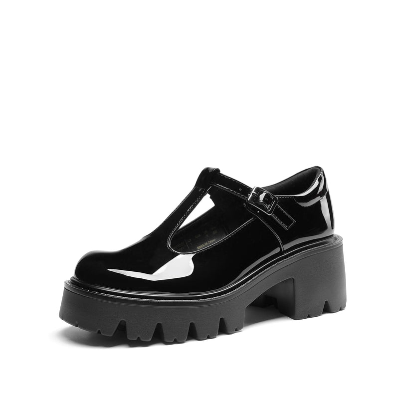 DREAM PAIRS 厚底玛丽珍高跟鞋