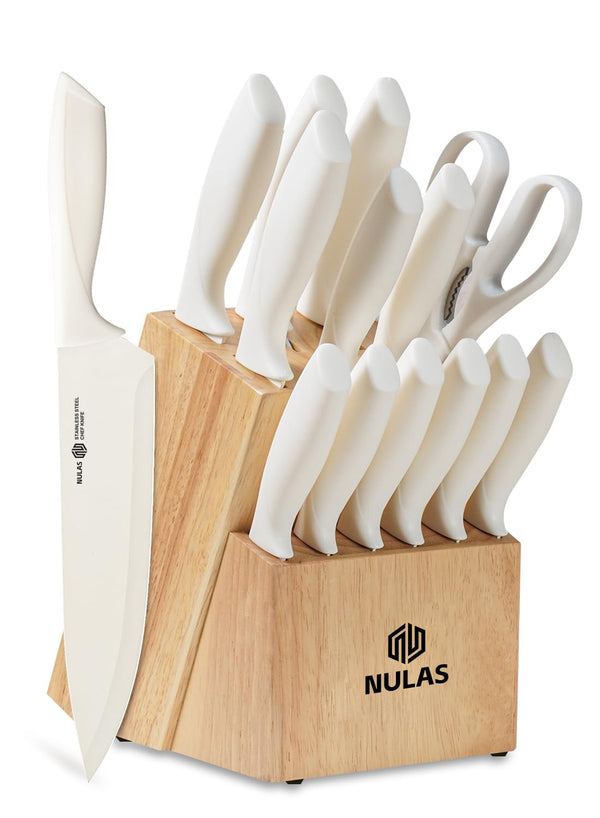 NULAS 15件套厨房刀具套装