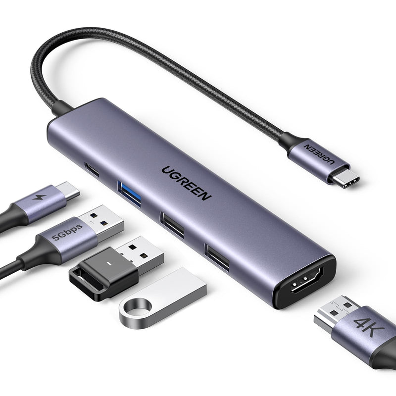 UGREEN CM478 五合一USB C集线器
