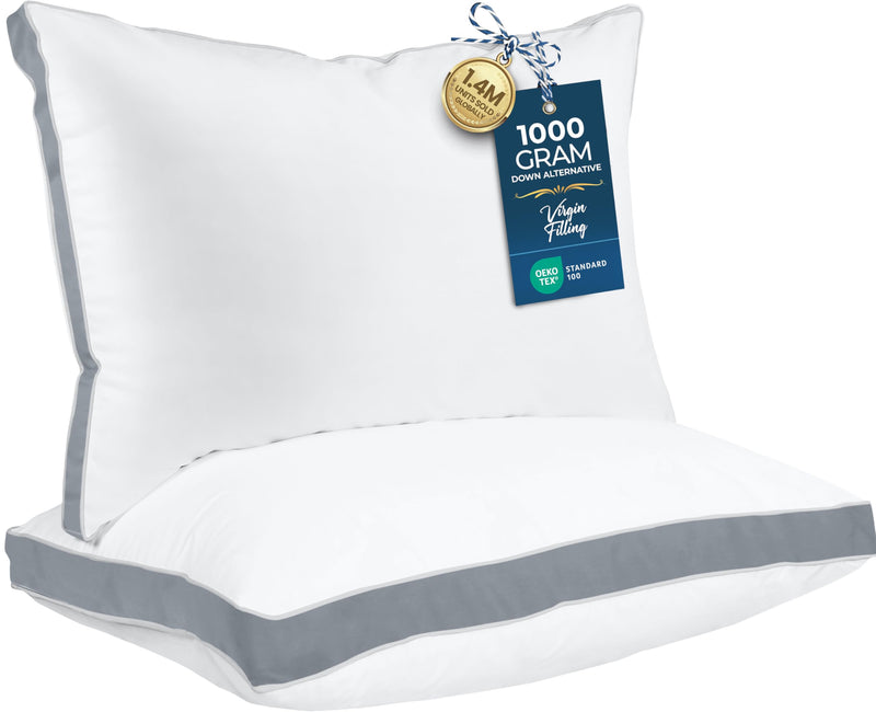 Utopia Bedding UB760 加厚绗缝睡眠枕 (2个装)