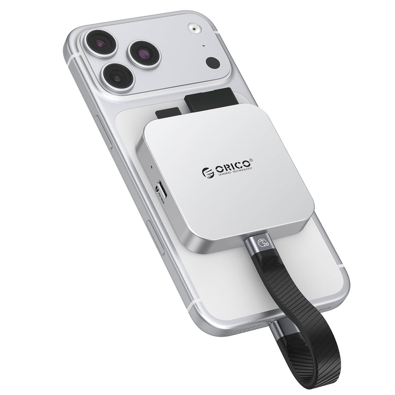 Orico ORICO-Air5-SV-BP 磁吸SD卡读卡器 USB C相机适配器