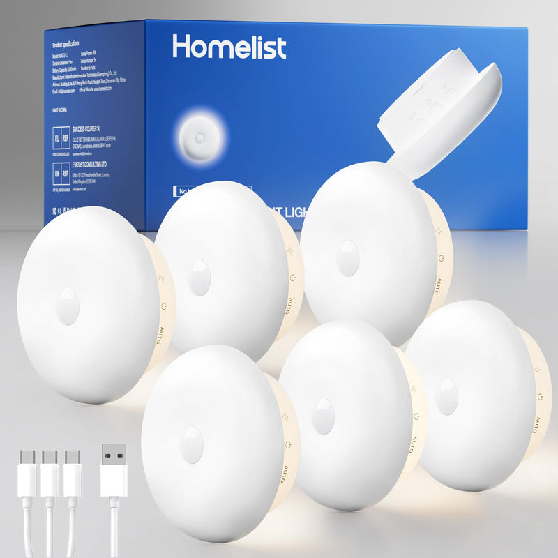 Homelist MR-US-MQ572-KJ 间接照明感应小夜灯